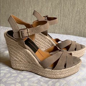 Dolce Vita Tracey Espadrille Wedges Light Taupe 5